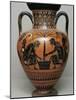 Black-Figure Pottery, Attic Amphora Depicting Achilles and Ajax Playing Dice-null-Mounted Giclee Print