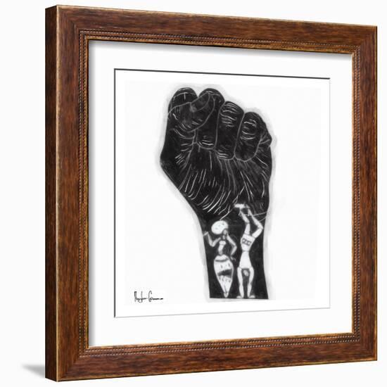 Black Fist-Taylor Greene-Framed Art Print