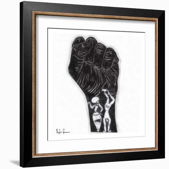 Black Fist-Taylor Greene-Framed Art Print