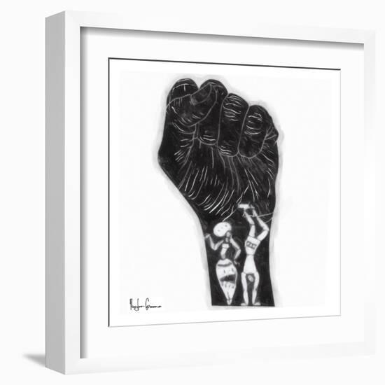 Black Fist-Taylor Greene-Framed Art Print