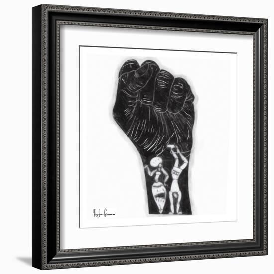 Black Fist-Taylor Greene-Framed Art Print