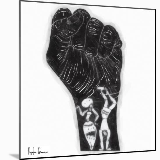 Black Fist-Taylor Greene-Mounted Art Print