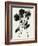 Black Flora-Maya Woods-Framed Art Print