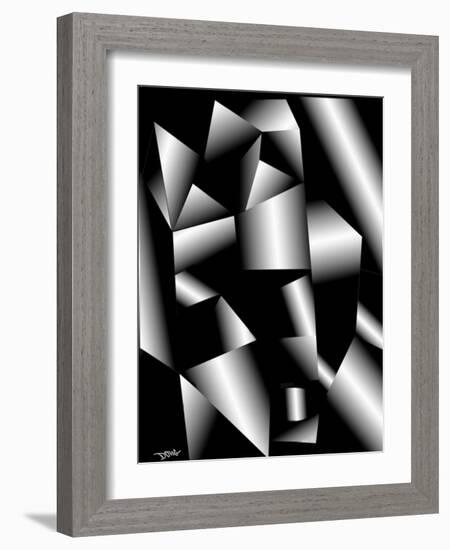 Black Foil and Me-Diana Ong-Framed Giclee Print