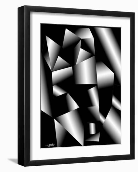 Black Foil and Me-Diana Ong-Framed Giclee Print