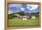 Black Forest Houses, Gutachtal Valley, Black Forest, Baden Wurttemberg, Germany, Europe-Markus Lange-Framed Premier Image Canvas