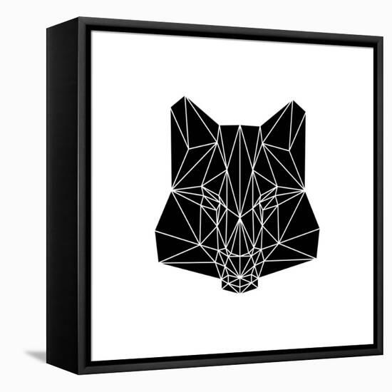 Black Fox-Lisa Kroll-Framed Stretched Canvas