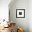 Black Fox-Lisa Kroll-Framed Art Print displayed on a wall
