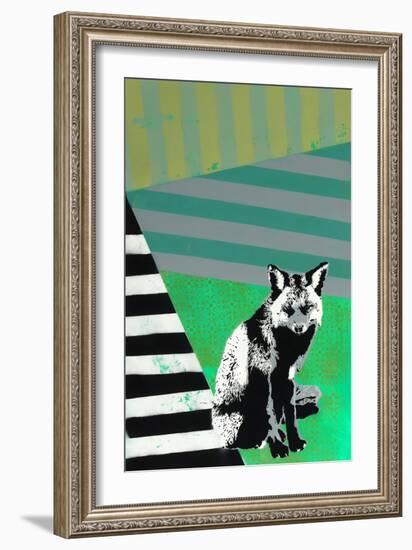 Black Fox-Urban Soule-Framed Giclee Print