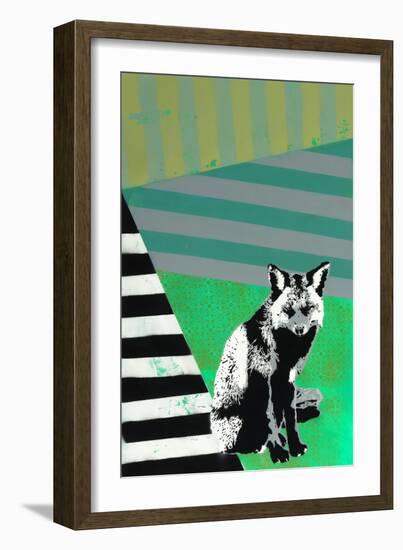 Black Fox-Urban Soule-Framed Giclee Print