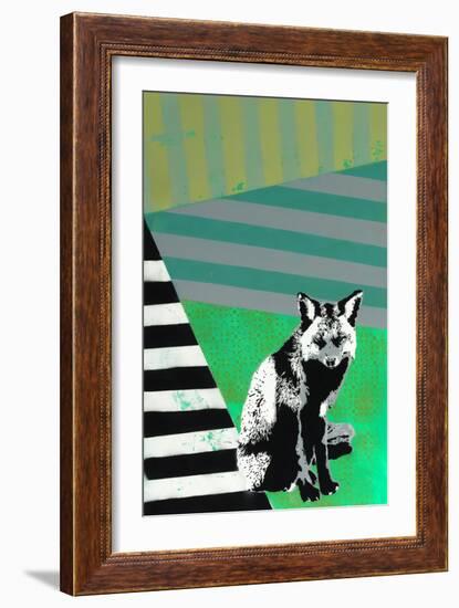 Black Fox-Urban Soule-Framed Giclee Print