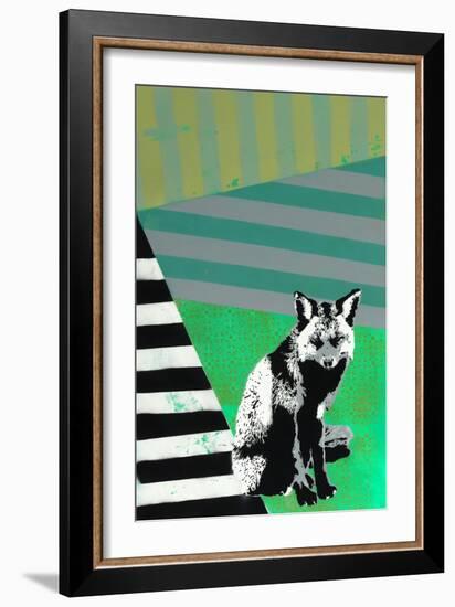 Black Fox-Urban Soule-Framed Giclee Print