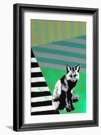 Black Fox-Urban Soule-Framed Giclee Print