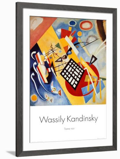 Black Frame-Wassily Kandinsky-Framed Art Print