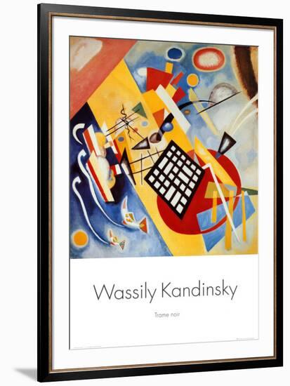 Black Frame-Wassily Kandinsky-Framed Art Print