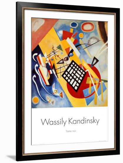 Black Frame-Wassily Kandinsky-Framed Art Print