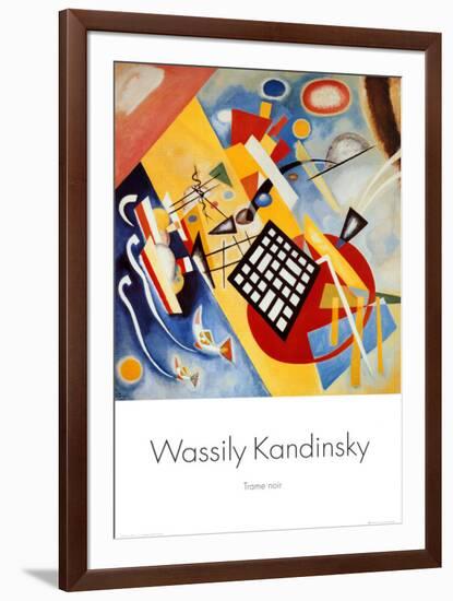 Black Frame-Wassily Kandinsky-Framed Art Print