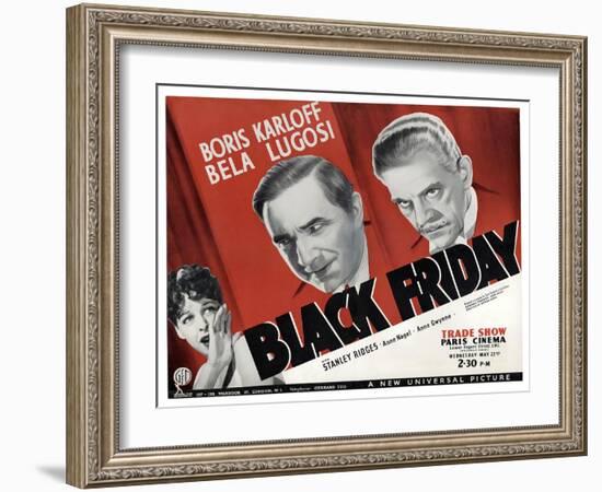 Black Friday, 1949-null-Framed Art Print