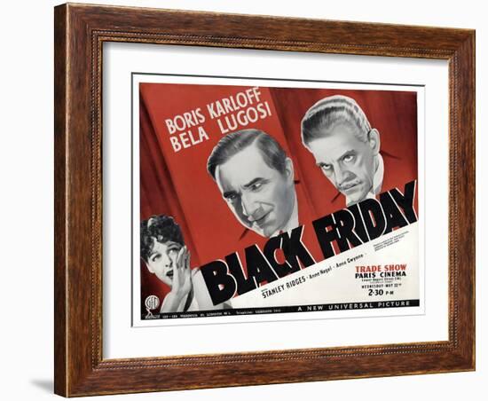 Black Friday, 1949-null-Framed Art Print