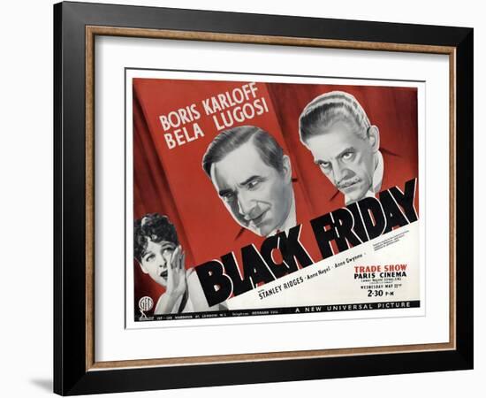 Black Friday, 1949-null-Framed Art Print