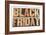 Black Friday-PixelsAway-Framed Art Print