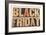 Black Friday-PixelsAway-Framed Art Print