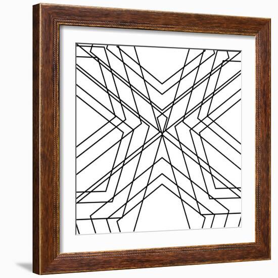 Black Geo-SD Graphics Studio-Framed Art Print