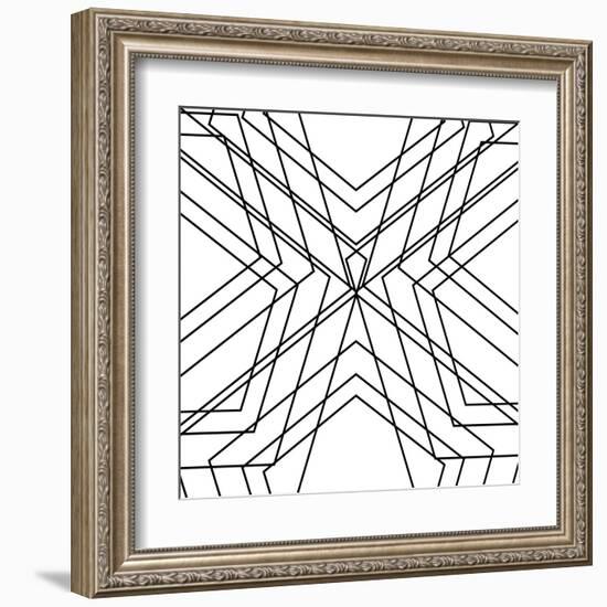 Black Geo-SD Graphics Studio-Framed Art Print