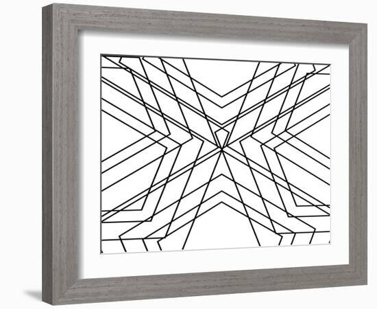 Black Geo-SD Graphics Studio-Framed Art Print