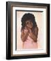 Black Girl-Judy Mastrangelo-Framed Giclee Print