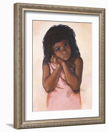 Black Girl-Judy Mastrangelo-Framed Giclee Print