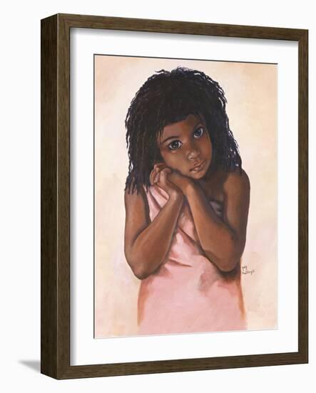 Black Girl-Judy Mastrangelo-Framed Giclee Print