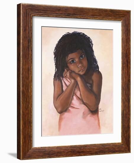 Black Girl-Judy Mastrangelo-Framed Giclee Print