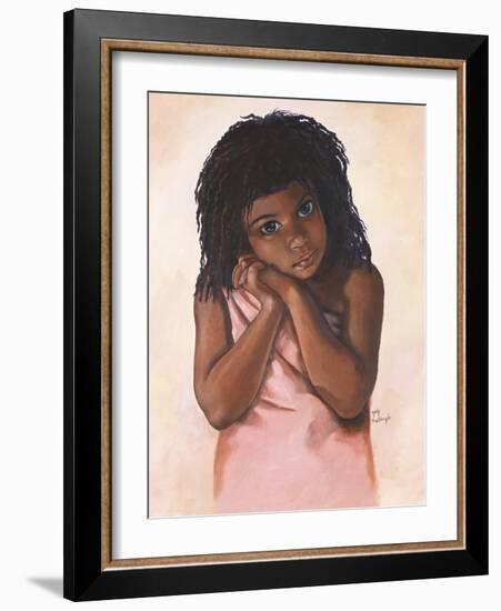 Black Girl-Judy Mastrangelo-Framed Giclee Print