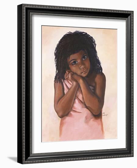 Black Girl-Judy Mastrangelo-Framed Giclee Print