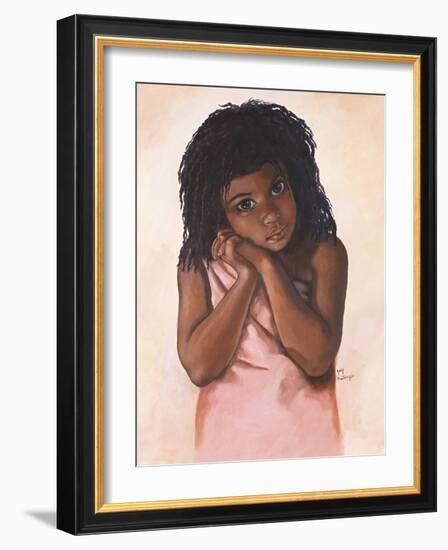 Black Girl-Judy Mastrangelo-Framed Giclee Print