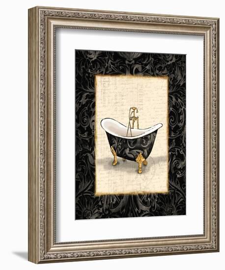 Black Gold Bath-Jace Grey-Framed Art Print