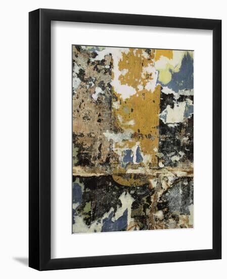 Black & Gold Layers-Jenny Kraft-Framed Art Print