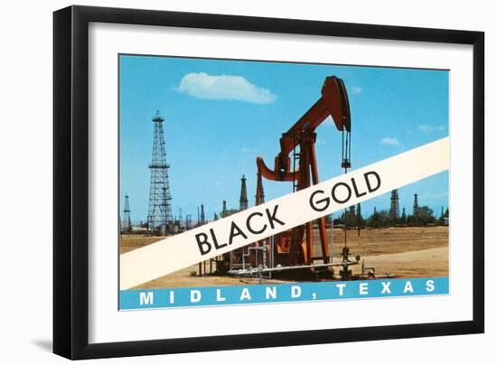 Black Gold, Midland, Texas-null-Framed Art Print