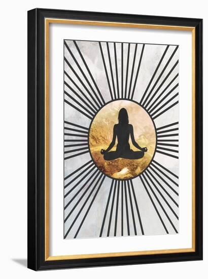Black Gold Sun Yoga 7-Sarah Manovski-Framed Giclee Print