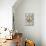 Black Gold Yoga Sun 3-Sarah Manovski-Mounted Giclee Print displayed on a wall