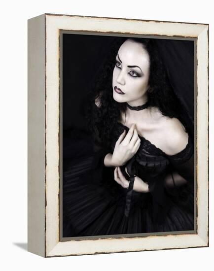 Black Gothic Dream-Lynne Davies-Framed Premier Image Canvas