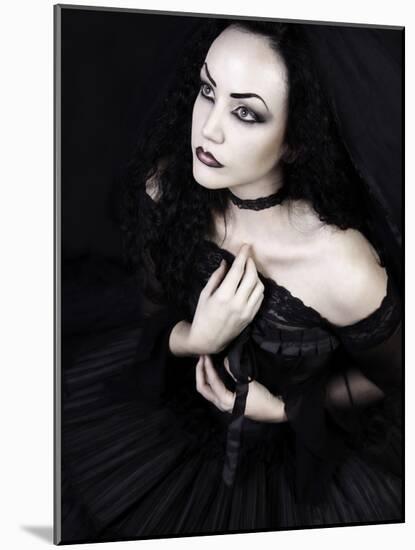 Black Gothic Dream-Lynne Davies-Mounted Photographic Print