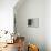Black & Grey & Blue II-Studio W-Framed Stretched Canvas displayed on a wall