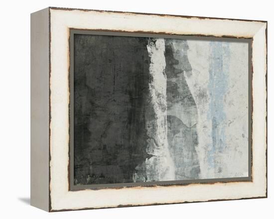 Black & Grey & Blue II-Studio W-Framed Stretched Canvas