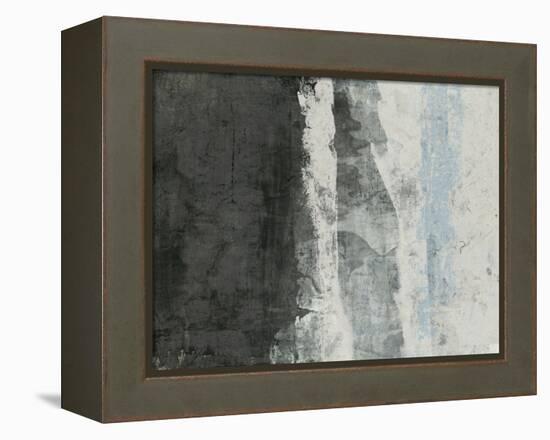 Black & Grey & Blue II-Studio W-Framed Stretched Canvas