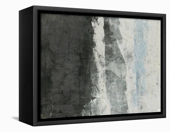 Black & Grey & Blue II-Studio W-Framed Stretched Canvas