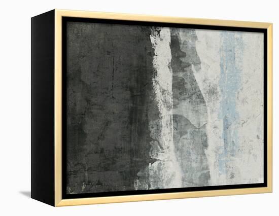 Black & Grey & Blue II-Studio W-Framed Stretched Canvas