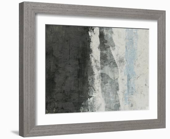 Black & Grey & Blue II-Studio W-Framed Art Print