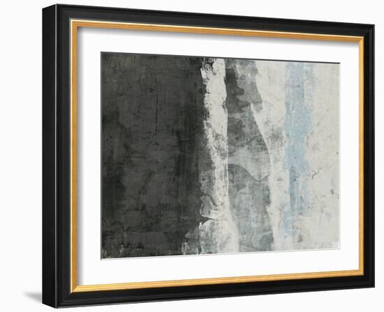 Black & Grey & Blue II-Studio W-Framed Art Print